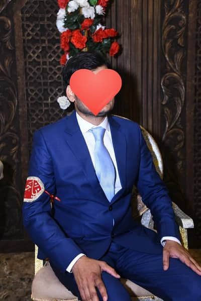 Navy Blue Wedding Suit for Sale – Like New