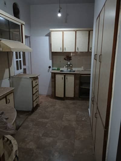 Independent House  Single Story 120 square yards West open  2 Bed DD Gulshan Iqbal block 13D1  Near meran bakre  With roof  Rent Demand 60000 *Code(16550)*