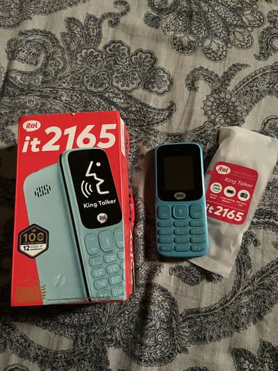 itel 2165 Official PTA In Warranty with Box and Charger