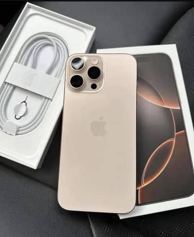 iPhone 16 Pro Max jv 256 gb desert tatinium with box