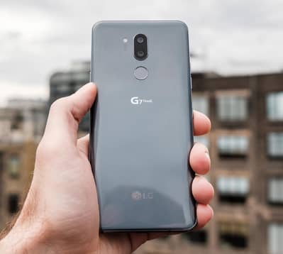 LG G7 ThinQ Silver Color