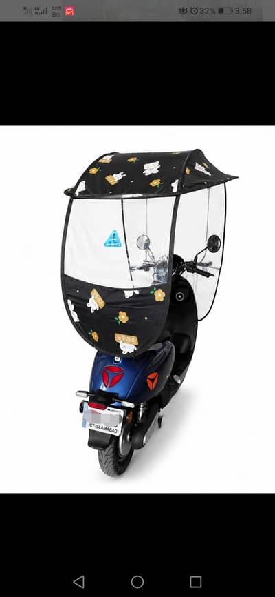 scooter umbrella /scooter rooftop