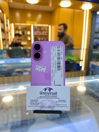iPhone 16 128GB Non PTA JV Lock | Pink | 100% Battery Health