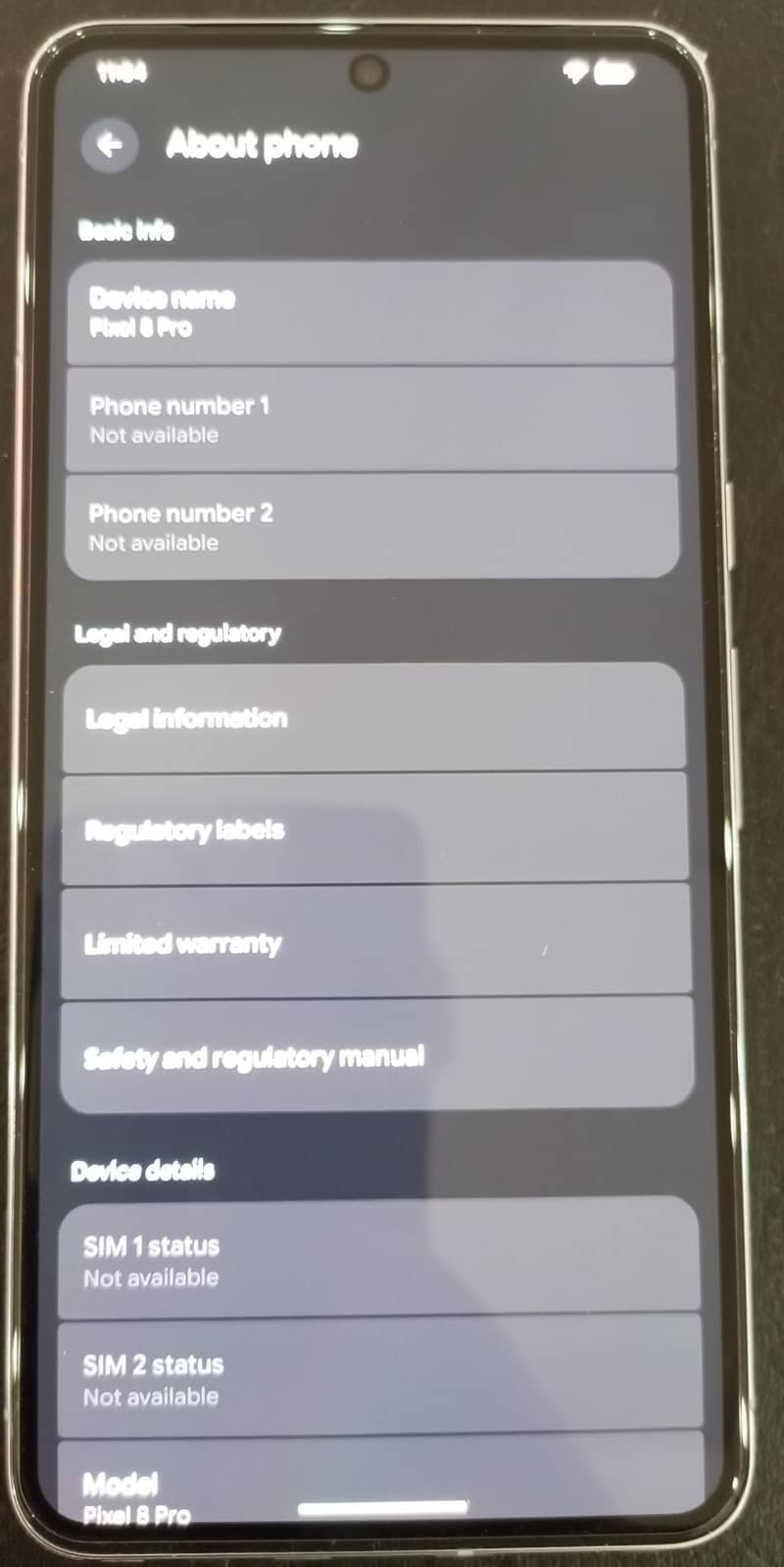Google Pixel 8 Pro 7