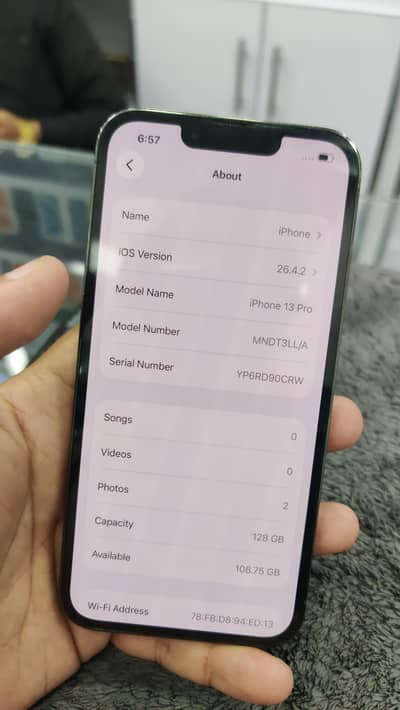 iPhone 13 Pro contact this num 03046292963