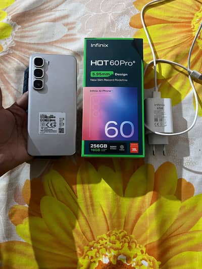 Infinix Hot 60 Pro Plus - 10/10 complete box