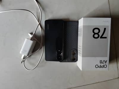 OPPO a78 8+8gbram 256gb finger in display AMOLED display 67watt charge