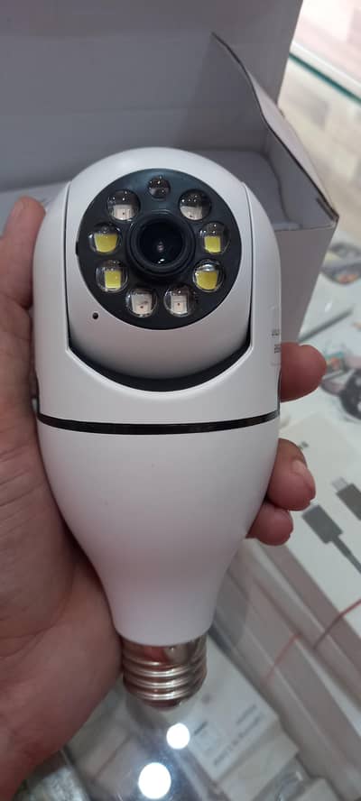 PTZ Bulb Camera Colour Vision 1080p App V380 pro