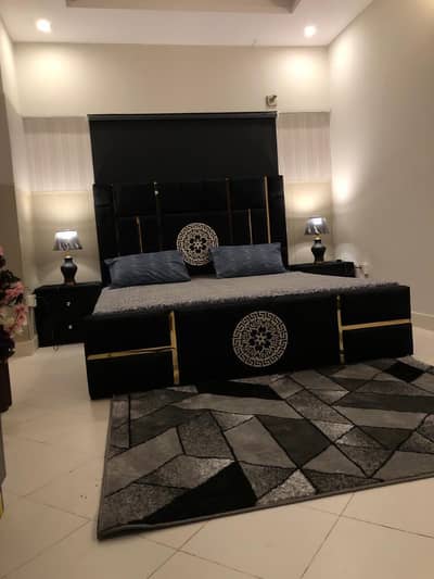 2 bedrooms apartment fully luxury furnished available for rent location E-11 Islamabad