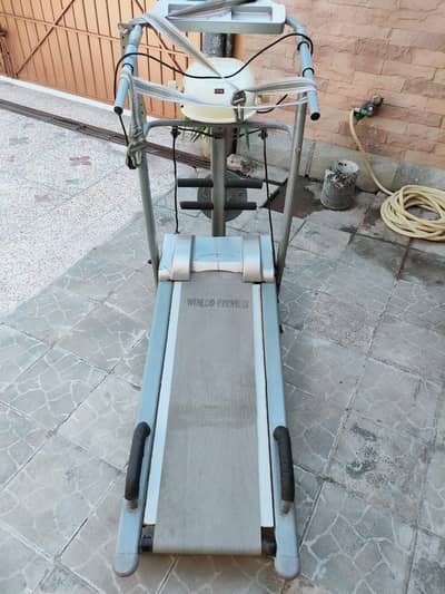 Manual Treadmill with Twister & Massager – World Fitness