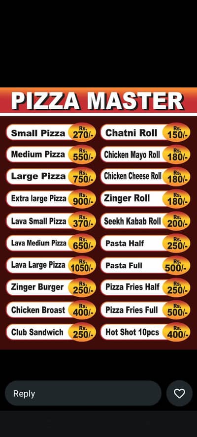 Pizza Fast Food Setup Available