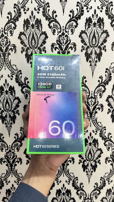Infinix Hot 60i box pack non active 03056882428