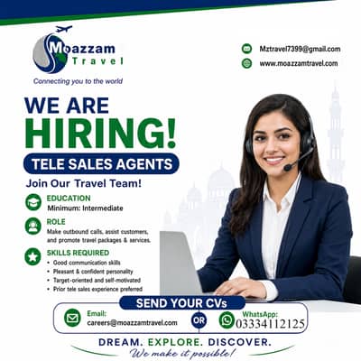 Tele Sales Agent for Travel Tourism Agency