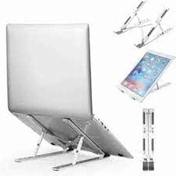 Premium Full Aluminum Laptop Stand: Best Quality, Foldable, Adjustable, Portable, Ergonomic Laptop Holder/Bracket for Desk & Bed (Multi-Color Options)