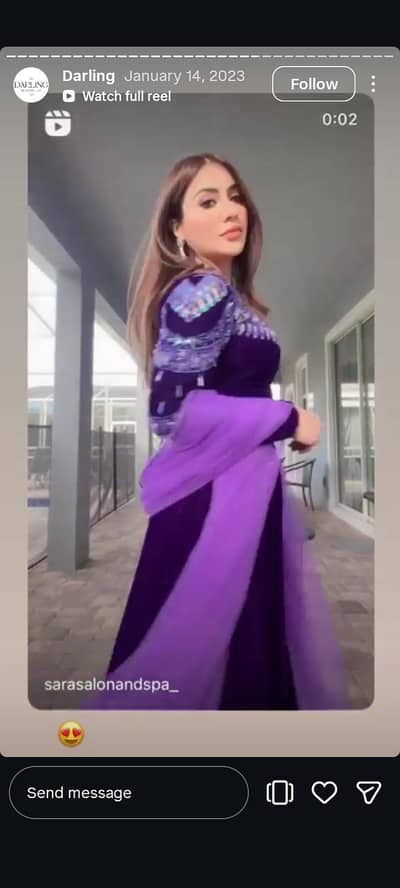 velvet dress from decode by kinza hashmi