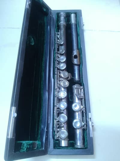 pure silver flute with box heritage item