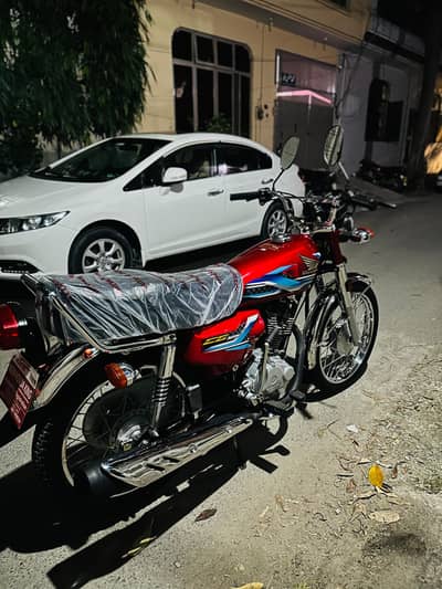 Honda CG 125 2024 Model – Red Color | Excellent Condition | Honda 125