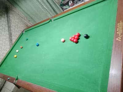 snooker table for  sale 10/5 2 inch solid marble achi condition ha