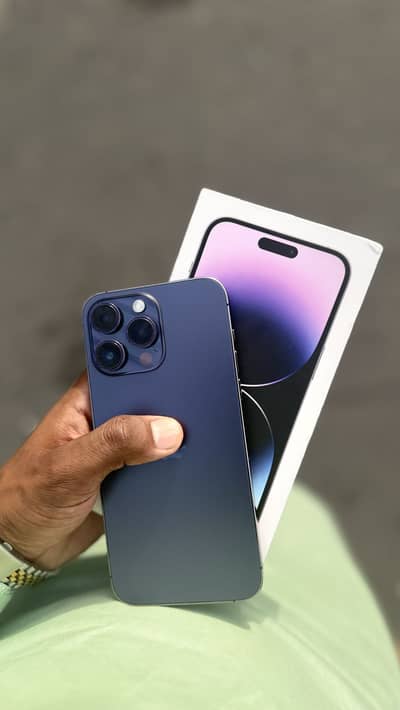 Iphone 14 pro max pta  approved 256 with box