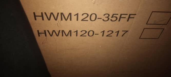 brand new Haier washing machine