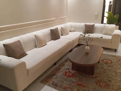 L Shaped Sofa 3pc 9 seater
