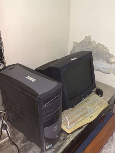 Monitor and CPU for sale