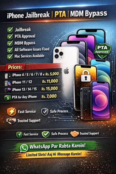 iPhone Jailbreak | PTA | MDM Bypass