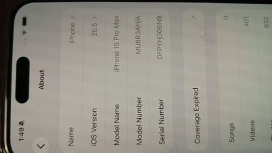 Apple iPhone 15 Pro Max