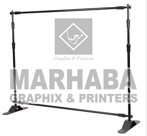 Backdrop Stand, Large Format Display, Event Background Stand 5