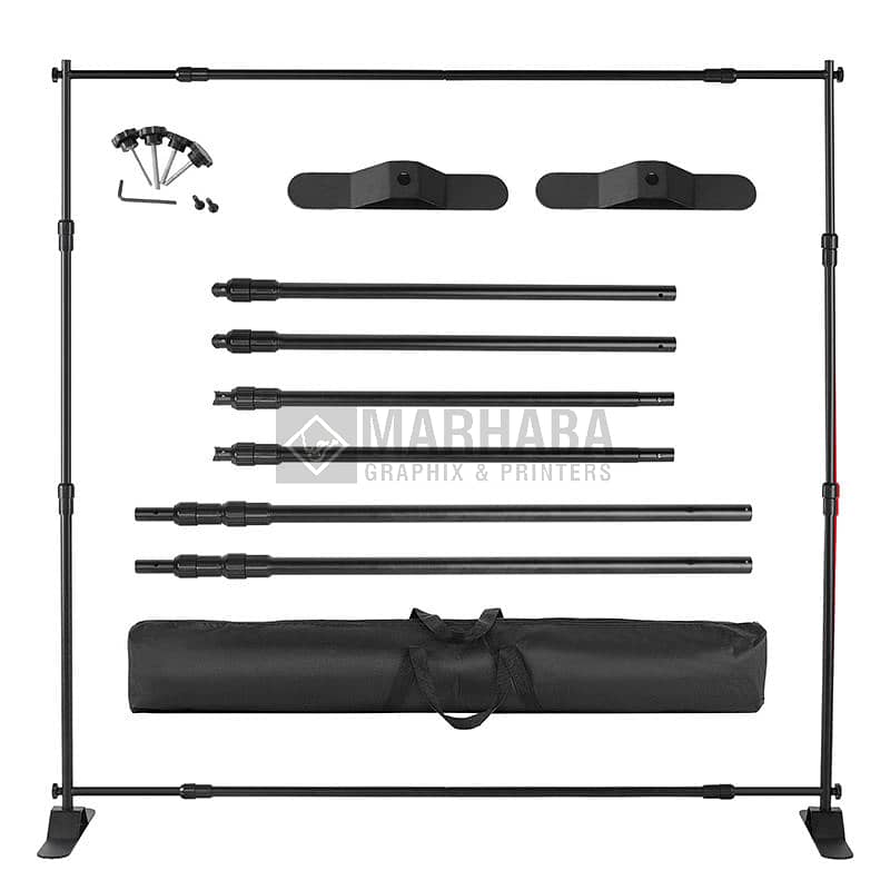 Backdrop Stand, Large Format Display, Event Background Stand 13