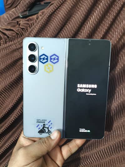 Samsung Fold 5 12/256 Ice Blu Color New 10 by 10 Mint Condition