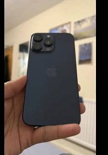 Apple IPhone 15 Pro Max jet Blu Titanium PTA Proved 90%Battery