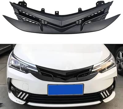 Toyota Altis Grande 2021 Front Grill x Back Spoiler x Front Spilter