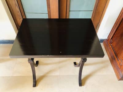 Black Wooden Table – 3 Available
