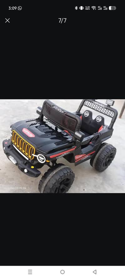 jeep kids new condition for seal