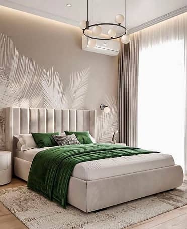 Bed set / Luxury bed / Wooden bed / Double bed / King size bed \.