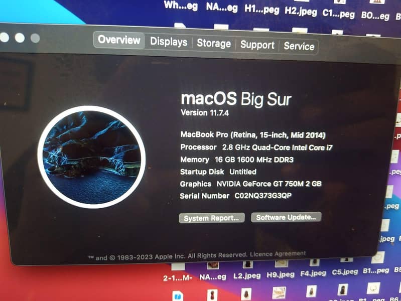 Macbook Pro 2014 2