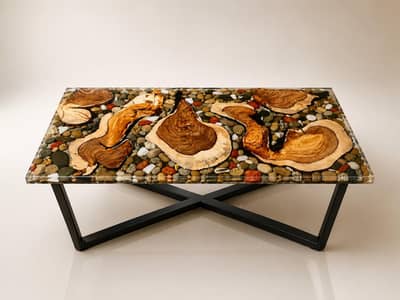 luxury epoxy resin Table