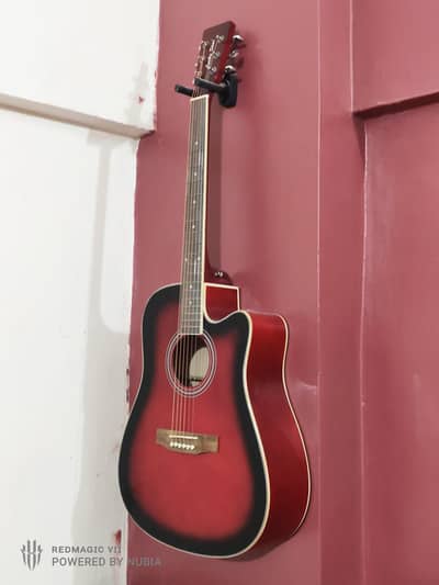 Kesper KSP41C 41 inch Red Gradient Guitar