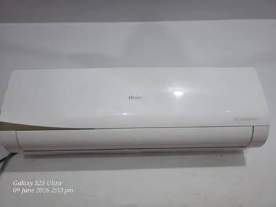 HaierDc Inverter 1.5 ton no repair no demage orignal gase 4 year use