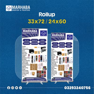 Roll Up Stand 3x6 & 2x5 |X Stand 2x5 |Exhibition & Advertising Display
