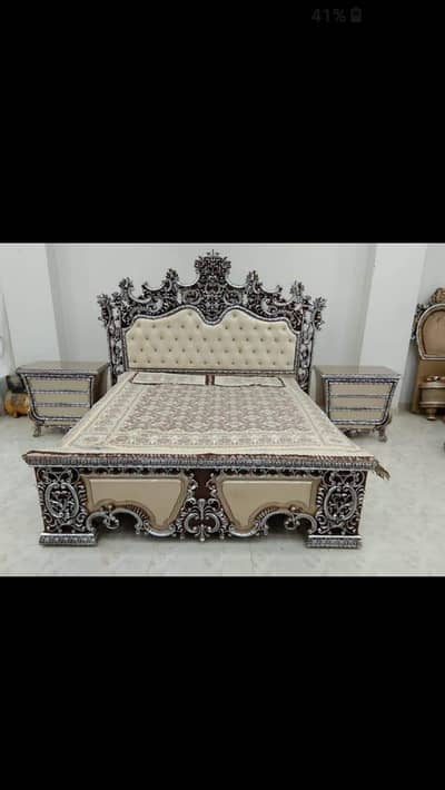 Sultan Bed Set | Luxury Furniture|| Double Bed | Bridal Room Set
