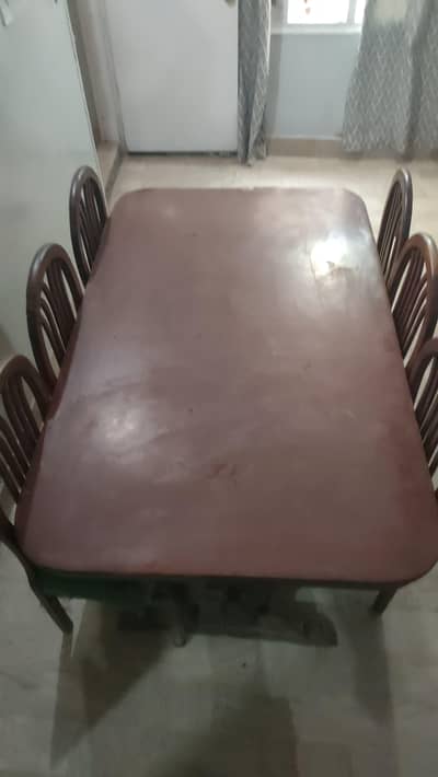 Dining Table with 6 chairs