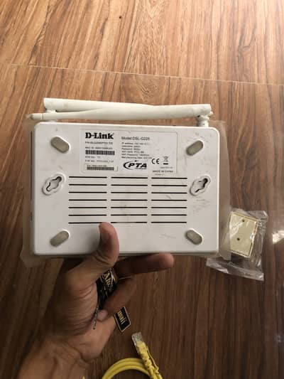 Ptcl modem with charger and box for sale