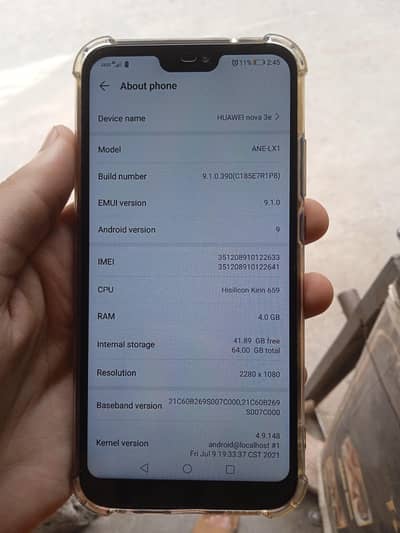 Huawei nova 3e for Sale