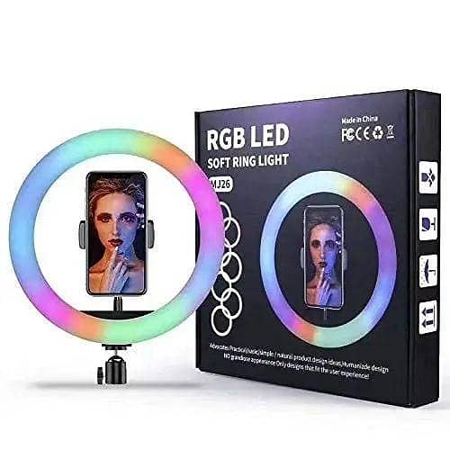 26CM MJ26 10.2 RGB LED Soft Ring Light