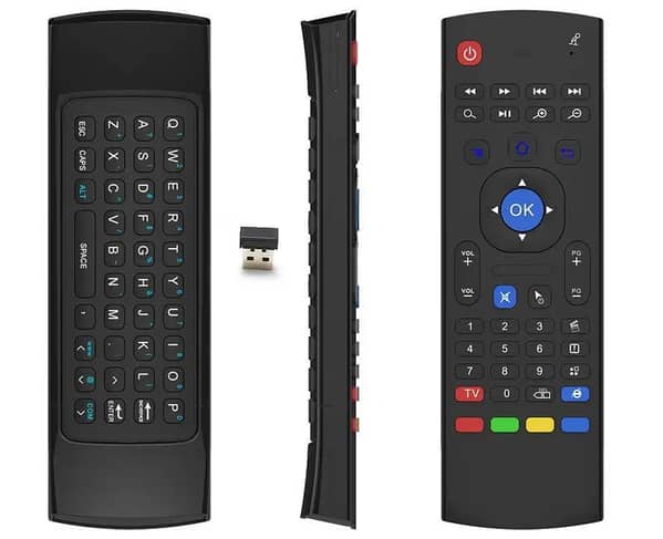 SpeedX C120 Air Mouse Remote for Smart TV (Built In Keyboard) Smart Air Fly Mouse for Android TV Box / PC / PresentationAir Mouse MX3 for Android and Smart TV