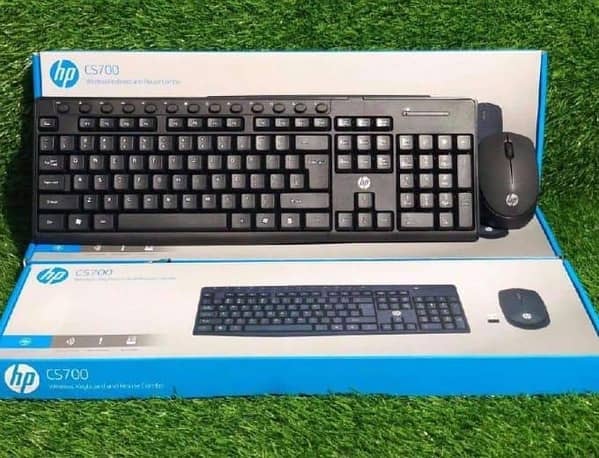 HP Wireless Keyboard  Mouse Combo CS700 (High Copy) / Logitech Wireless Keyboard Mouse Combo MK290