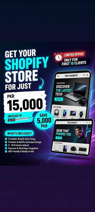 Get your own premium shopify store