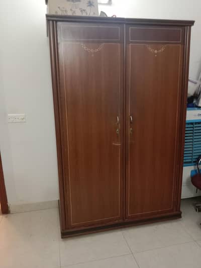 wooden wardrobe